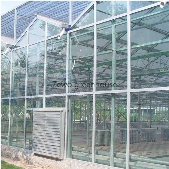 Estufa de vidro moderna Venlo Green House do multi período da agricultura